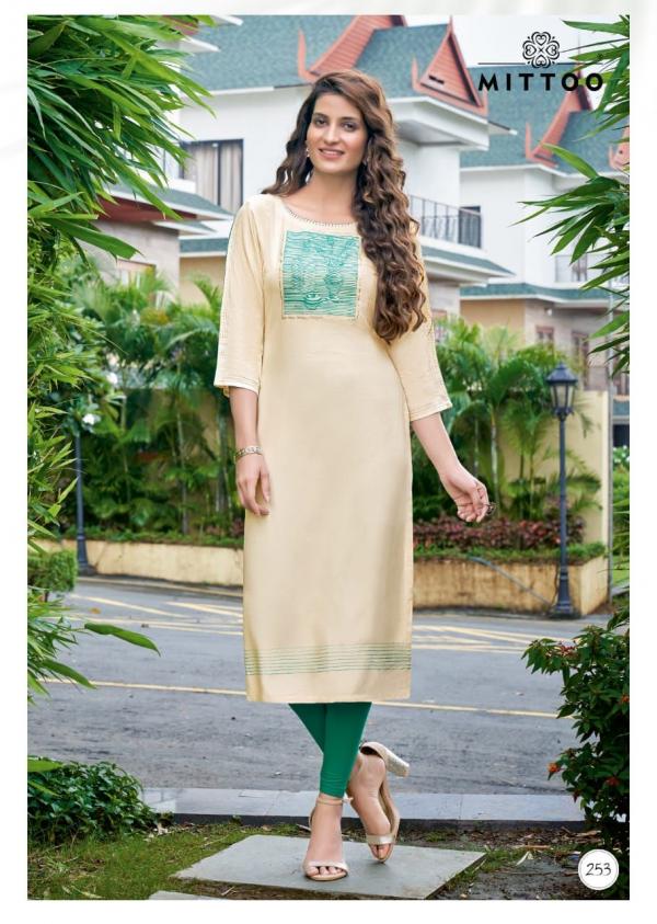 Mittoo Payal 17 Fancy Rayon Embroideryy Kurti 